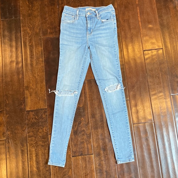 Levi’s Super Skinny High Rose Jeans - Picture 1 of 5